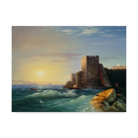 Trademark Fine Art Anthony Casay 'Castle By The Water